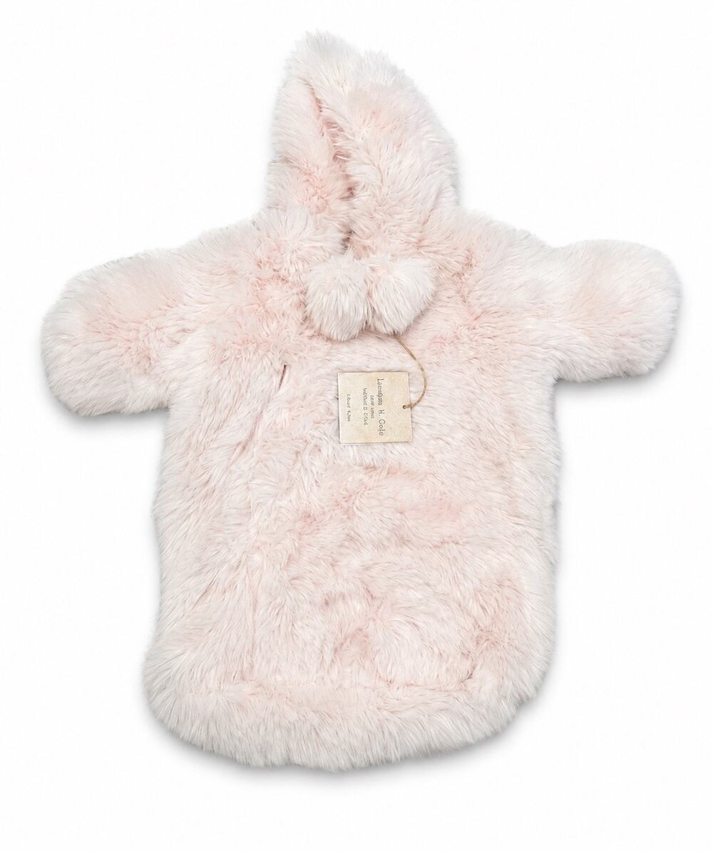 London & Cole Pink Pom Pom Bunting Suit New 0-6 Months Faux Fur